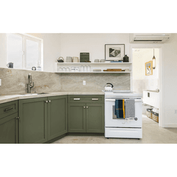 3-1/2" Art Deco Cabinet Pull, Satin Nickel Alt 2 - Image