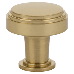 1-1/4" Newport Cabinet Knob, Flat Black Main - Image