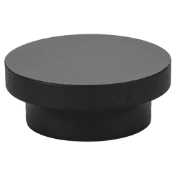 1-5/8" District Cabinet Knob, Flat Black Main - Image