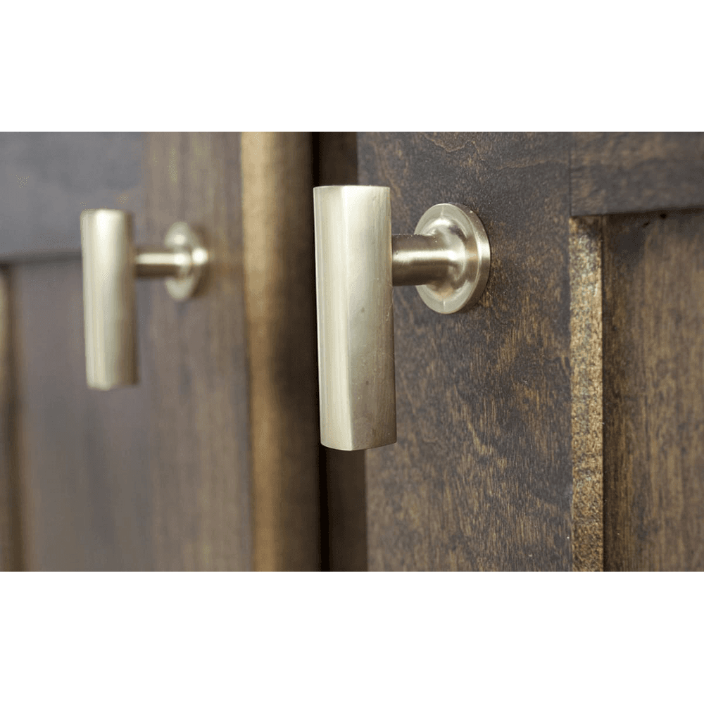 1-7/8" Freestone Finger Cabinet Pull, Flat Black Alt 1 - Image