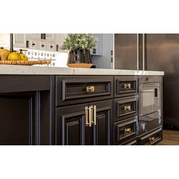 1-1/2" Mod Hex Cabinet Knob, Flat Black Alt 2 - Image