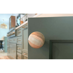 1-3/4" Overland Cabinet Knob, Satin Brass Alt 4 - Image