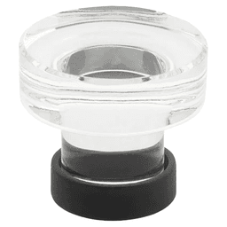 1-1/4" Grayson Cabinet Knob, Flat Black Main - Image
