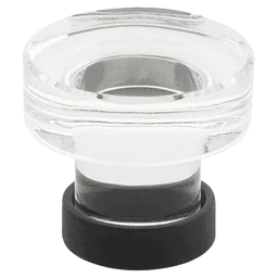 1-3/4" Grayson Cabinet Knob, Flat Black Main - Image
