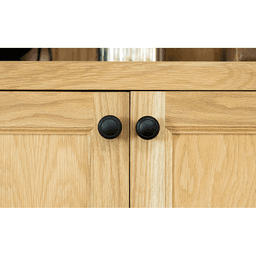 1-5/8" Norwich Cabinet Knob, Flat Black Alt 3 - Image