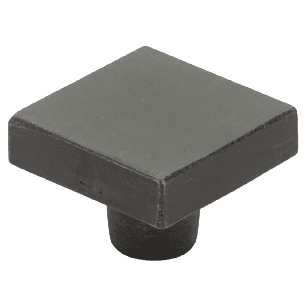 1-5/8" Rustic Modern Square Cabinet Knob, Medium Bronze Main - Image