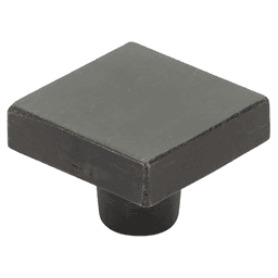 1-5/8" Rustic Modern Square Cabinet Knob, Medium Bronze Main - Image