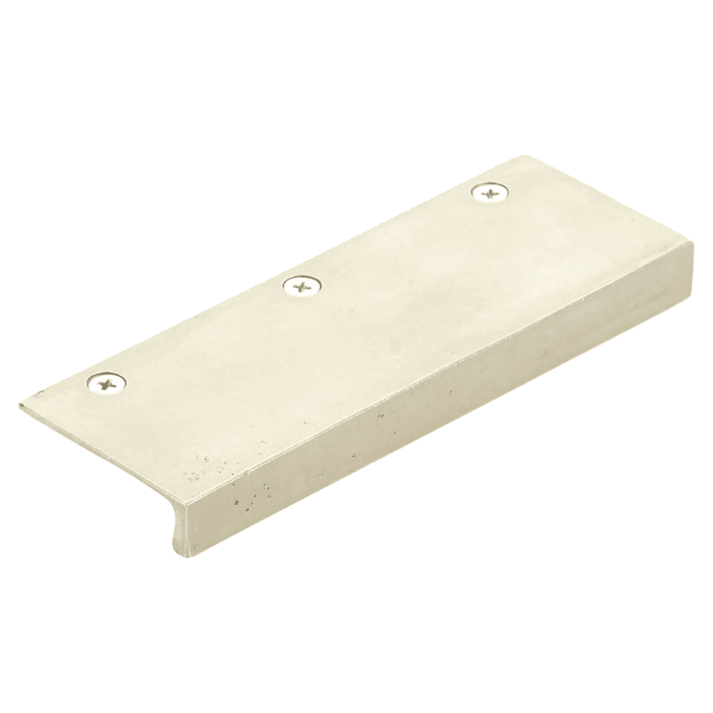 10-1/2" Rustic Modern Cabinet Edge Pull, Flat Black Bronze Main - Image