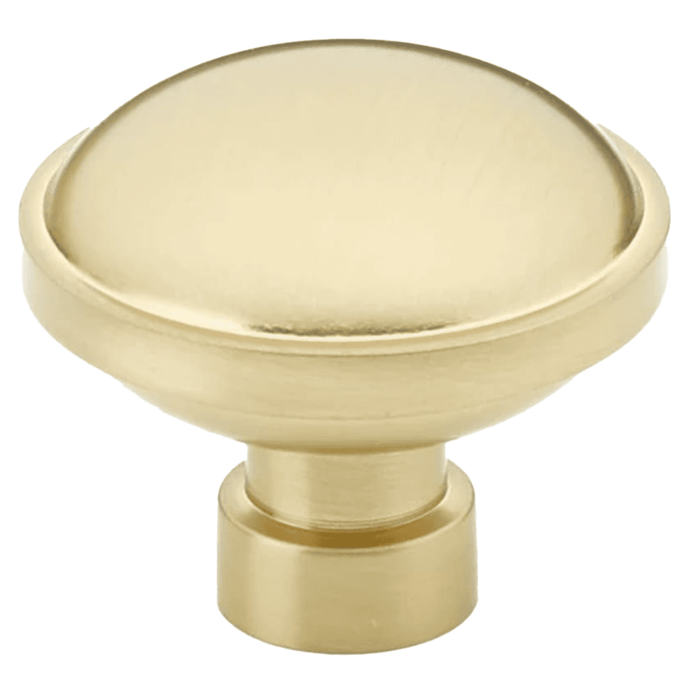 1-3/4" Brandt Cabinet Knob, Satin Brass Main - Image