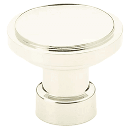 1-1/4" Haydon Cabinet Knob, Polished Nickel Main - Image