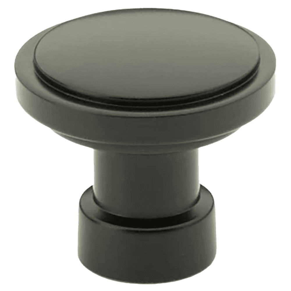 1-1/4" Haydon Cabinet Knob, Flat Black Main - Image