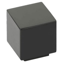 1" Allerton Cabinet Knob, Flat Black Main - Image