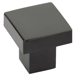 1-1/4" Hunter Cabinet Knob, Flat Black Main - Image