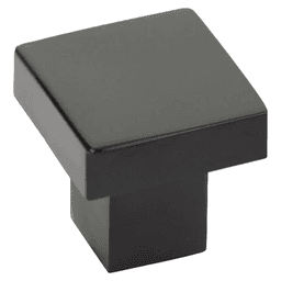 1-5/8" Hunter Cabinet Knob, Flat Black Main - Image
