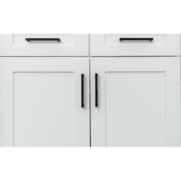 18" Warwick Back to Back Mounting Appliance Pull, Flat Black Alt 3 - Image