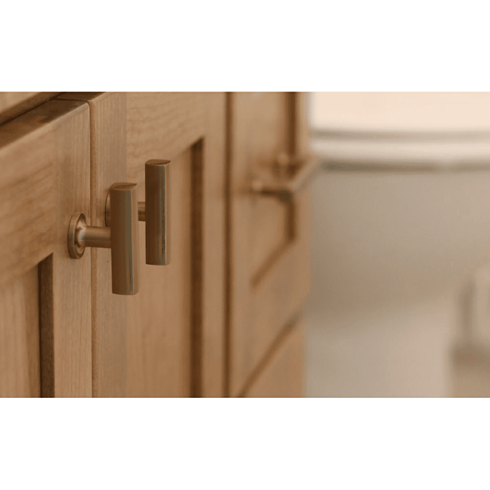 1-7/8" Freestone Cabinet T-Knob, Flat Black Alt 1 - Image