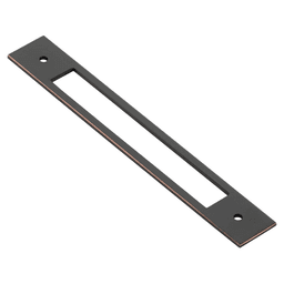 6-1/4" Modern Cabinet Backplate for Pull, Oil Rubbed Bronze Main - Image