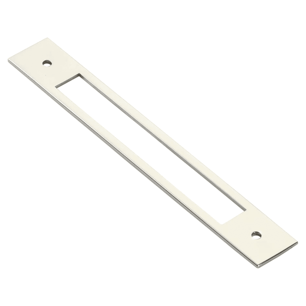 11-1/4" Modern Cabinet Backplate for Pull, Polished Nickel Main - Image