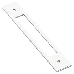 11-1/4" Modern Cabinet Backplate for Pull, Polished Chrome Main - Image