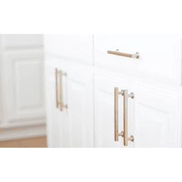 10" Freestone Cabinet Pull, Satin Brass Alt 2 - Image