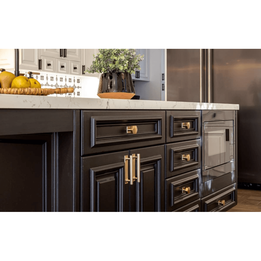 10" Freestone Cabinet Pull, Satin Brass Alt 5 - Image