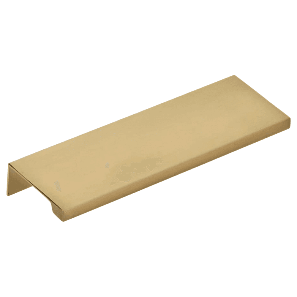 3" Modern Edge Pull, Flat Black Main - Image