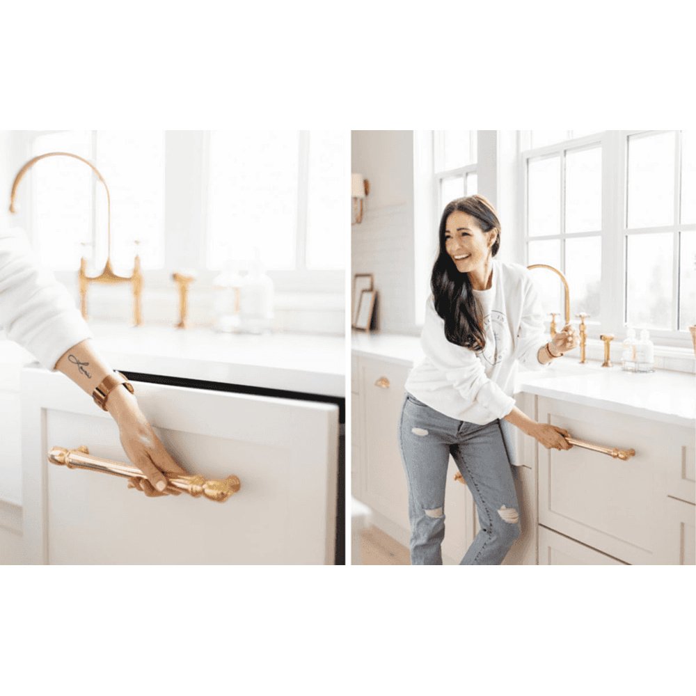 18" Spindle Back to Back Mounting Appliance Pull, Polished Chrome Alt 3 - Image