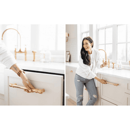 18" Spindle Back to Back Mounting Appliance Pull, Polished Chrome Alt 3 - Image