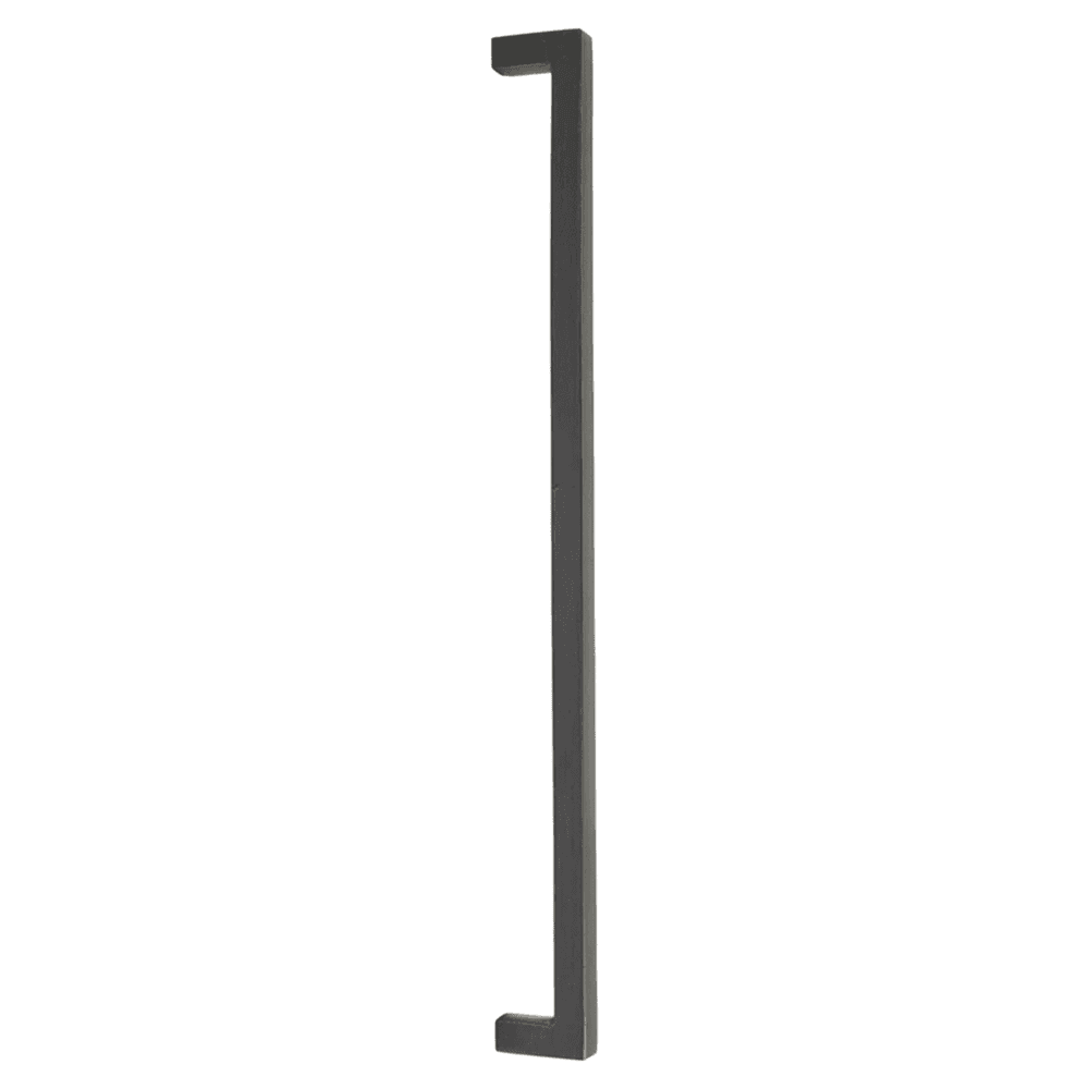 18" Rustic Modern Rectangular Back to Back Mounting Appliance Pull, Medium Bronze Main - Image