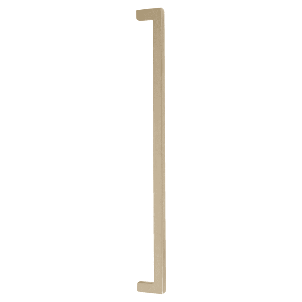 18" Rustic Modern Rectangular Back to Back Mounting Appliance Pull, Tumbled White Bronze Main - Image