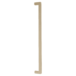 18" Rustic Modern Rectangular Back to Back Mounting Appliance Pull, Tumbled White Bronze Main - Image