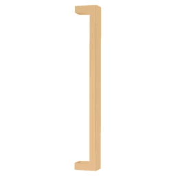 12" Keaton Back to Back Mounting Appliance Pull, Satin Brass Main - Image