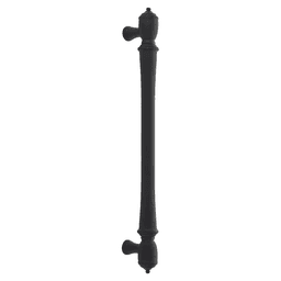 12" Spindle Concealed Surface Mounting Appliance Pull, Flat Black Main - Image