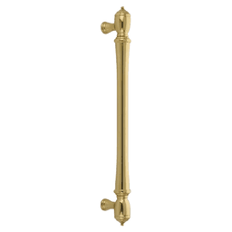 12" Spindle Concealed Surface Mounting Appliance Pull, Polished Brass Main - Image