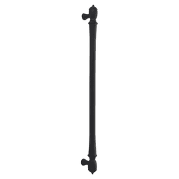 18" Spindle Concealed Surface Mounting Appliance Pull, Flat Black Main - Image