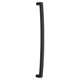 18" Bauhaus Concealed Surface Mounting Appliance Pull, Flat Black Main - Image
