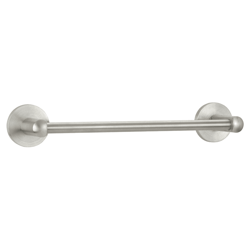 24" #2 Rosette Towel Bar, Stainless Steel Main - Image