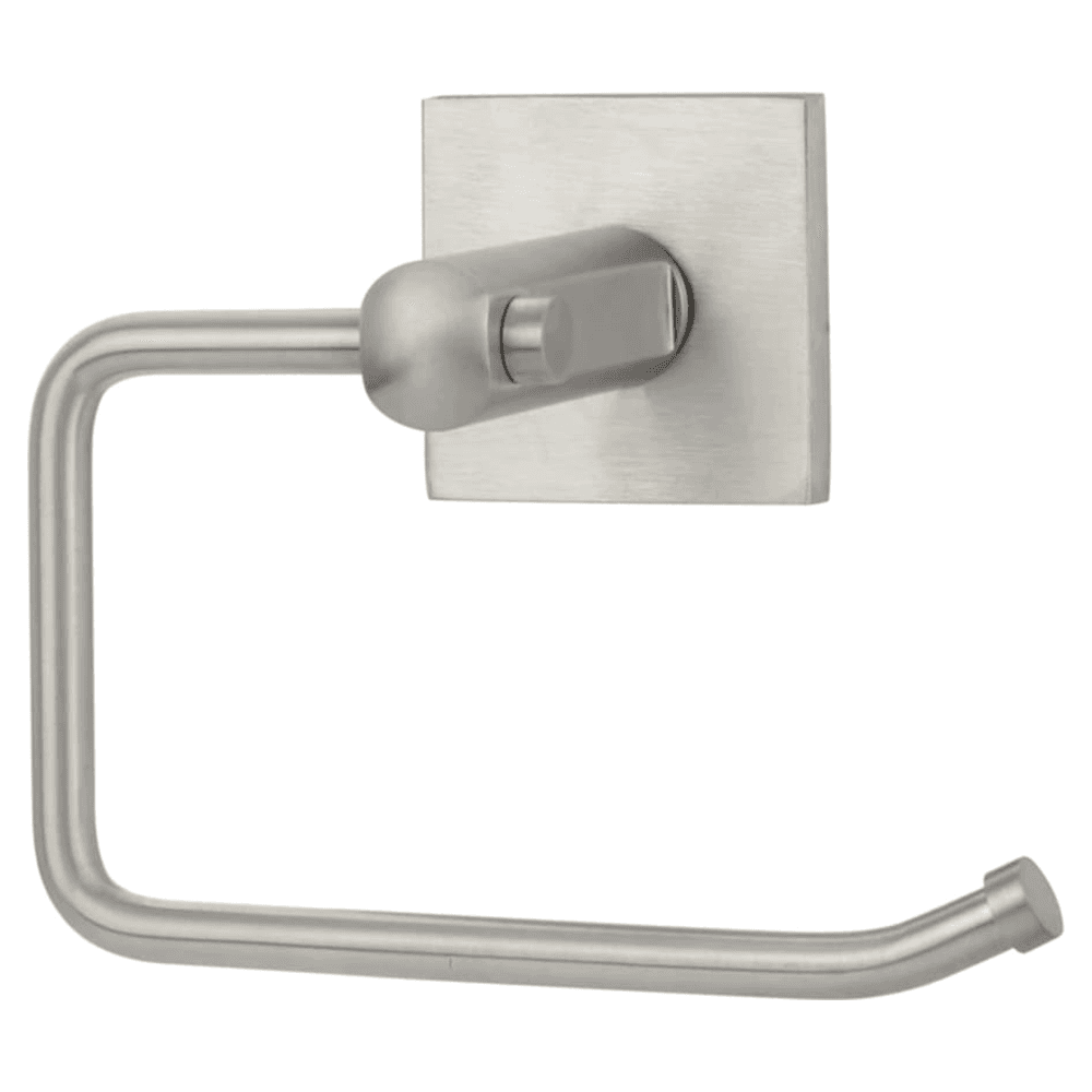 6-3/8" x 3-7/8" Square Rosette Bar Paper Holder, Stainless Steel Main - Image