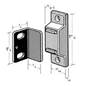 1001 Magnetic Catch, Tan - Alt Image 1