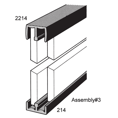 High-Quality Epco Sliding Track - 1/4" x 72" with Black Finish