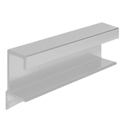 Epco Finger Pull - Sleek, Modern Design in Satin Clear Anodized Finish
