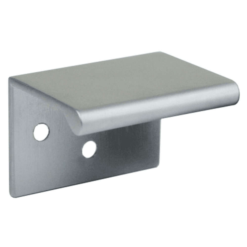 Epco 50mm Edge Pull in Dull Chrome finish for modern cabinets