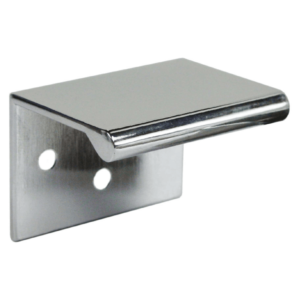 Epco 50mm Edge Pull in Polished Chrome - Front View