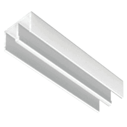 48A14 Sliding Door Upper Guide, Anodized Aluminum Finish
