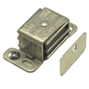 592 Magnetic Catch with Screw/Strike, Aluminum - Main Image