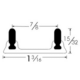Hardened Fiber Inserts - Easy-Glide Fiber Glides (#1801)
