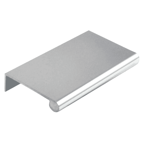 DP 6'''' No-Holes Edge Pull in Satin Clear Anodized finish for thick materials, flush mortise mounting, and back mounting from Epco