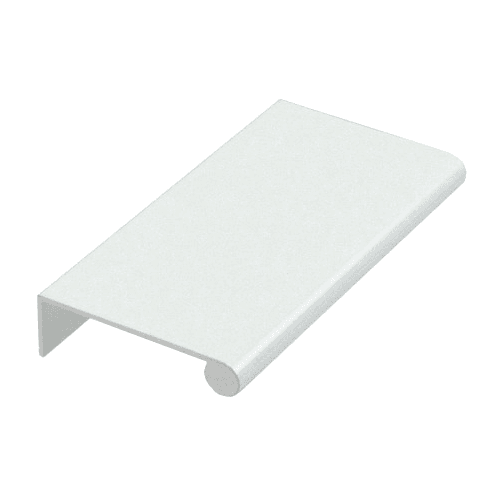 Epco DP 1 inch Edge Pull in Gloss White Powder-Coat Finish for 1/2" to 7/8" Material Thickness