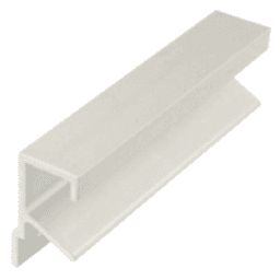 Epco 6'''' Flush Pull - Satin Clear Anodized - Image 1