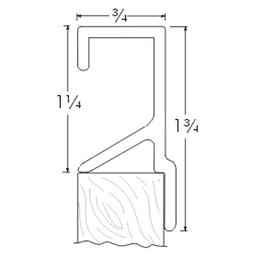 Flush Mortised Mounting - Epco 6'''' Flush Pull - Image 2